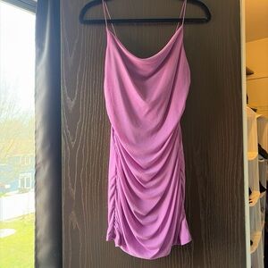 Wild Fable Lavender Draped Mini Dress